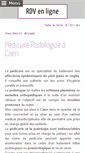 Mobile Screenshot of pedicure-podologue-chamaillard.com